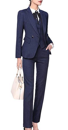 Amazon.com: LISUEYNE Women's Three Pieces Office Lady Blazer Business Suit Set Women Suits for Work Skirt/Pant,Vest and Jacket: Clothing