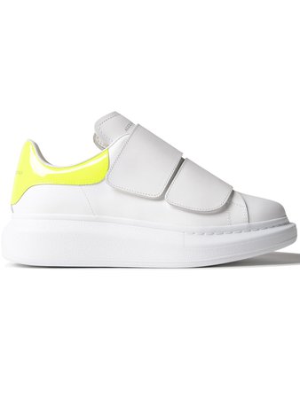Alexander McQueen Yellow Velcro Sneakers