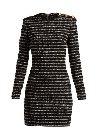 Tweed mini dress | Balmain | MATCHESFASHION.COM US