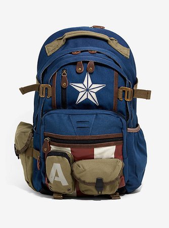 Marvel Captain America Canvas Backpack