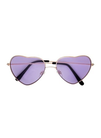 purple heart sunglasses