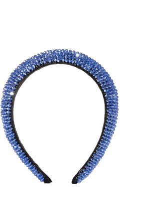 blue diamond headband
