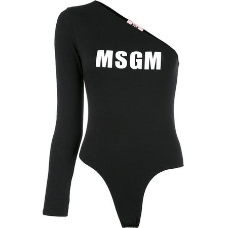 MSGM one shoulder bodysuit