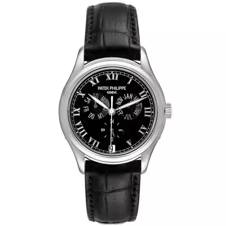 Patek Philippe Complications Annual Calendar White Gold Mens Watch 5035G For Sale at 1stDibs | 5271/12p-010, patek 5035g, patek philippe 5935a price