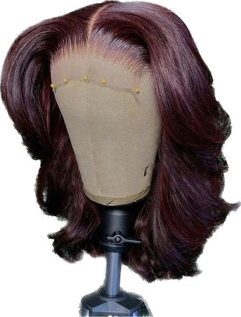 burgundy hair