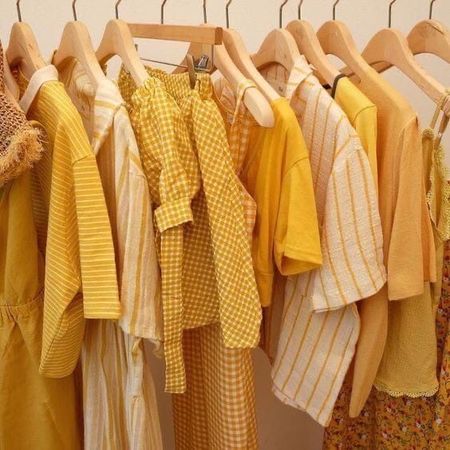 Yellow clothes