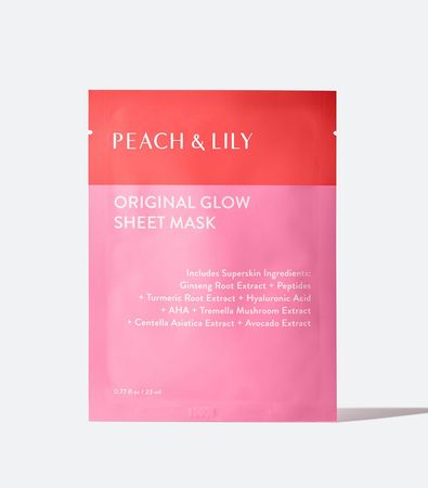 Peach & Lily Original Glow Sheet Mask - Glow Face Mask