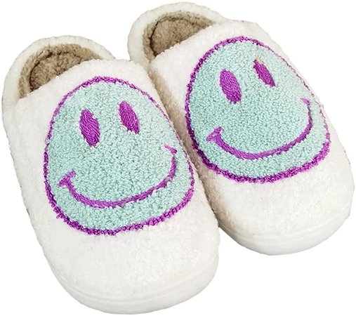 Preppy smile slippers