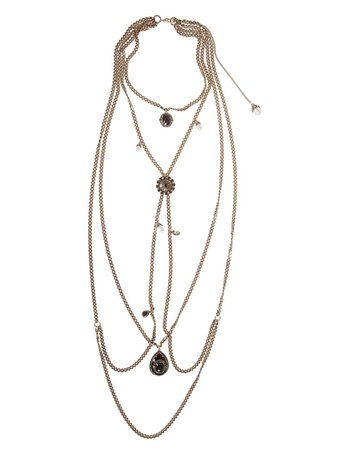 Alexander McQueen Alexander McQueen Gothic Layered Necklace - Multi - 10917444 | italist