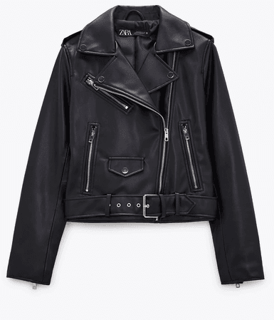 zara | leather jacket