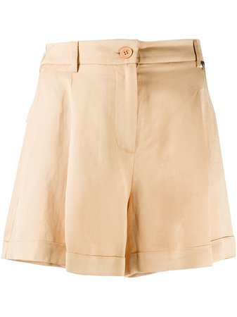 Twin-Set high-waisted Crinkled Effect Shorts - Farfetch