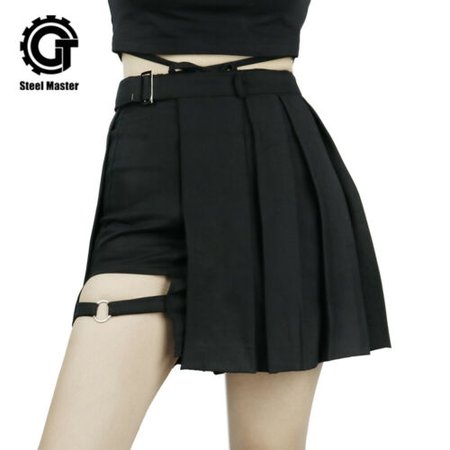 2019 summer new sexy pleated half cover low waist mini skirt | eBay