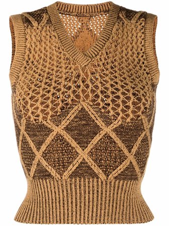 Isa Boulder bustier-knit Sleeveless Jumper - Farfetch