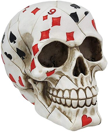 Playing Card Poker Skull Figure: Amazon.ca: Home & Kitchen