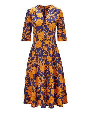 Joe Browns Golden Florals Dress | Simply Be