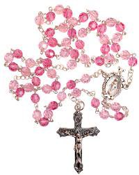 pink rosary - Google Search