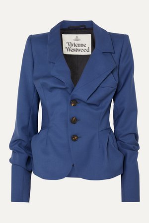 Vivienne Westwood | Gathered wool blazer | NET-A-PORTER.COM
