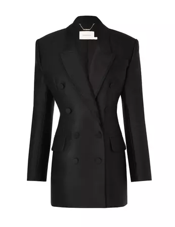 Matchmaker Tuxedo Dress Black Online | Zimmermann