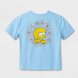 Kids' Lisa Simpson Oversized Graphic T-shirt - Art Class™ Light Blue : Target