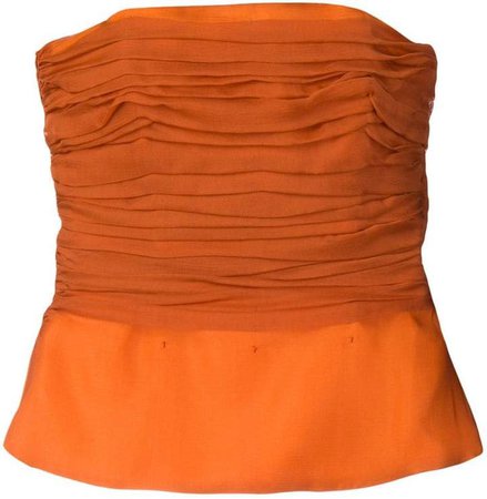 Pre-Owned ruched bustier