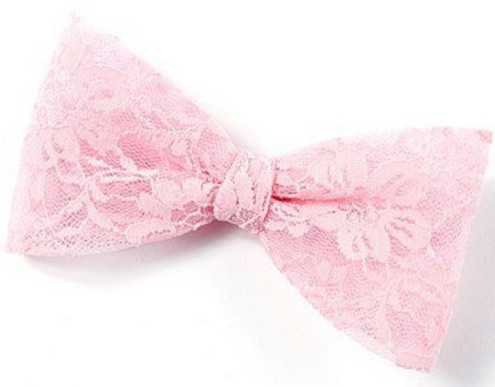 pink lace bow