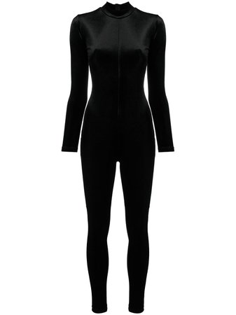 Alchemy fitted velvet jumpsuit black LIA275 - Farfetch
