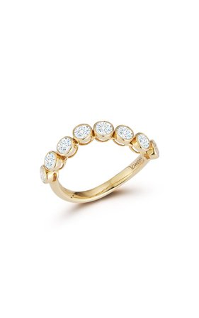Large Capri 14k Gold Diamond Ring By Ondyn | Moda Operandi