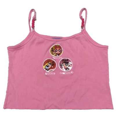 pink powerpuff girls tank top