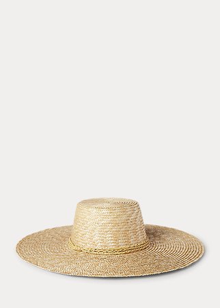 Polo Ralph Lauren https://www.ralphlauren.com/women-accessories-hats-scarves-gloves/wide-brim-straw-hat/0044315091.html?pdpR=y Wide-Brim Straw Hat