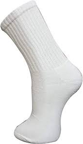 white mens socks long plain - Google Search