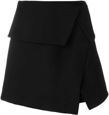 asymmetric foldover skirt