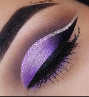 Purple / Black Eye Makeup