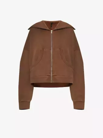 ENTIRE STUDIOS - Funnel-neck relaxed-fit organic cotton-jersey hoody | Selfridges.com