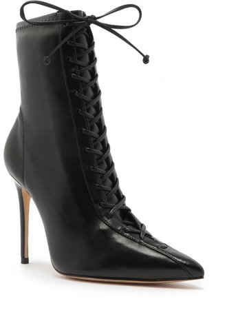 Tennie Pointed Toe Lace-Up Boot
