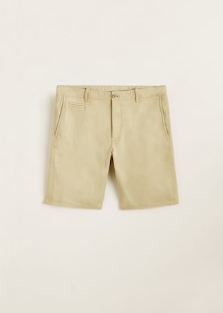 Straight cotton bermuda shorts - Men | Mango Man United Kingdom