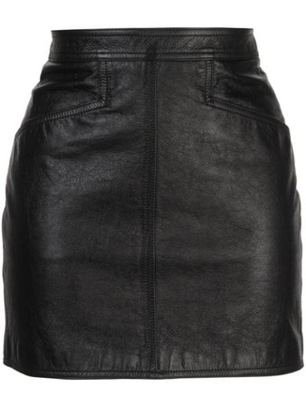 Saint Laurent Fitted Mini Skirt - Farfetch