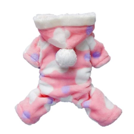 Amazon.com : Petparty Sweetie Dog Coat for Dog Clothes Dog Jumpsuit Soft Cozy Pet Clothes Pet Coat (Pink, S) : Pet Supplies