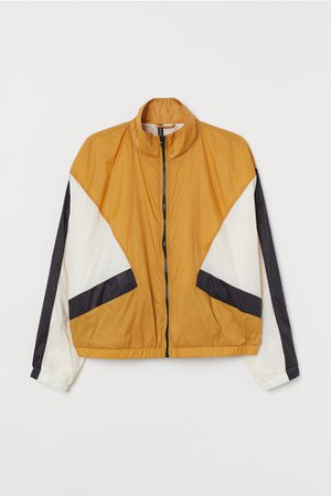 H&M+ Color-block Jacket - Mustard yellow - Ladies | H&M US