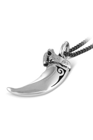 Wolf Claw Antique Silver Necklace by Lost Apostle | Gothic