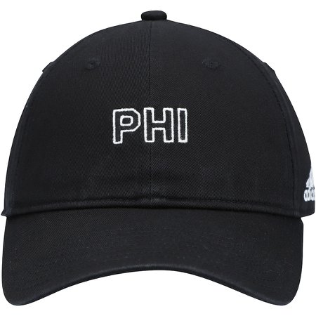 Women's Philadelphia Flyers adidas Black Wordmark Dad Slouch Adjustable Hat