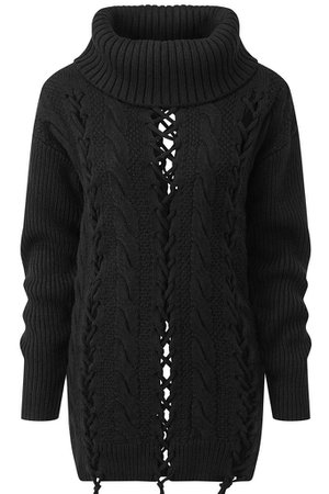 Zora Lace-Up Knit Sweater | KILLSTAR - UK Store