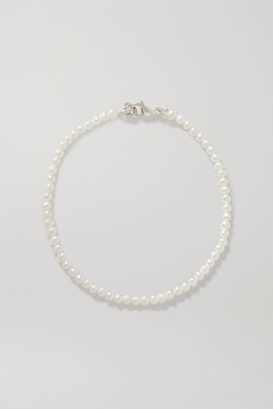 White Micro pearl bracelet | Meadowlark | NET-A-PORTER