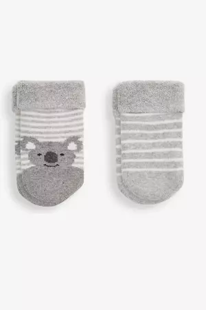 Buy JoJo Maman Bébé 2-Pack Baby Koala Socks from the Next UK online shop