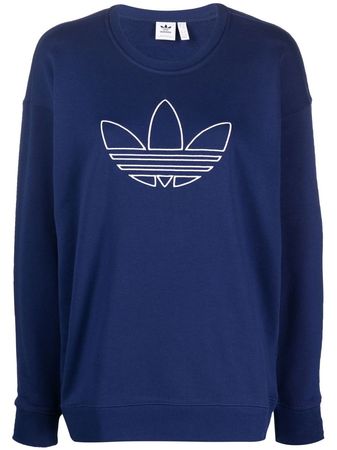 Adidas logo-print Sweatshirt - Farfetch