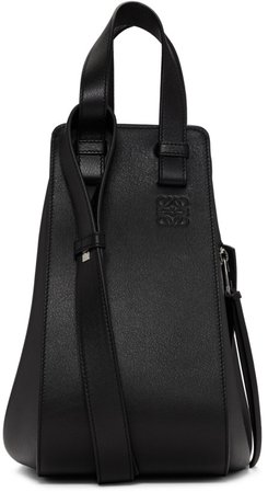 Loewe: Black Small Hammock Bag | SSENSE