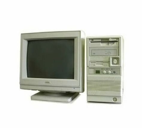 90s tech computer throwback