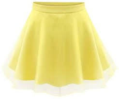 pastel yellow skirt - Google Search