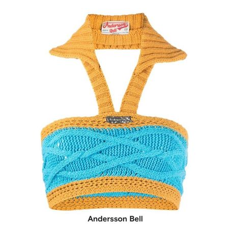 Andersson bell crochet top