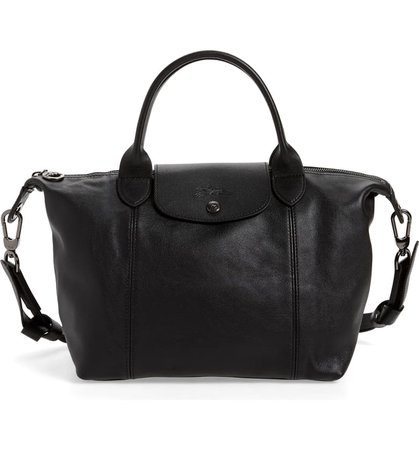 Longchamp Le Pliage Cuir Leather Shoulder Bag (Nordstrom Exclusive) | Nordstrom