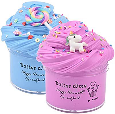 Amazon.com: Pineapple Butter Slime, Yellow Premade Floam Slime, Scented Slime Cotton Mud DIY Sludge Stretchy Kids Toys for Girls Boys, 7oz: Toys & Games